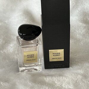 Armani Prive Pivoine Suzhou Mini 7.5 ml / .26oz Brand New In Box Eau De Toilette